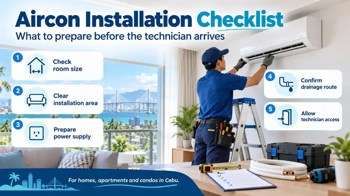 professional aircon installation in Cebu